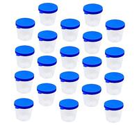 Gatuida 100 Pezzi becher tazze di raccolta sterili bicchieri di plastica misurini contenitori coppa campione contenitore del campione liquido tazza per urina Bottiglia l'urina