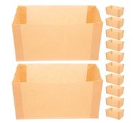 Gatuida 100 Pezzi Carta da Forno per Pane Non Stick Liners per Toast Resistenti All Olio e Riutilizzabili per Stampo da Pane Torte e Dolci e Ristoranti