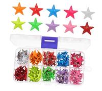 Gatuida 100 Pezzi Chiodi a Stella a Cinque Punte Stelle per l'artigianato Mini Borchie a Punta mollette stendibiancheria Borchie Decorative Borchie a Punta di Stella Rivetti Borsa frigo