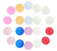 Gatuida 100 Pezzi Conchiglie Naturali Rotonde Piatte Ciondoli per Acchiappasogni e Gioielli Fai da Te Accessori per Artigianato e Creazione Campanelli Eolici Forniture per Perline e