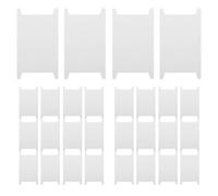 Gatuida 100 Pezzi di cartoncini per Filo da Ricamo: cartoncini per Avvolgere Il Filo di Carta, Porta Nastri, rocchetti per Filati per Ricamo