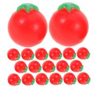 Gatuida 100 Pezzi Miniature Dollhouse Cherry Models Realistic Tiny Fake Vegetable Props Portable Artificial Fruit Decoration For Pretend Play