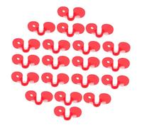 Gatuida 100 pezzi Occhiali Antibeccaggio per in Plastica Resistente Anti-lotta e Anti-beccata Facili da Installare Design Compatto per Allevamenti e Galline Ovaiole