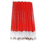 Gatuida 100 pezzi Pennelli per Pittura Ad Olio Nylon Dettaglio per Acquerello Nail Art Pennelli Sottili Resistenti e Facili da per e Studenti