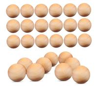 Gatuida 100 pezzi Perline Rotonde in Legno Non Rifinite da Palline Artigianali Massicce per Decorazioni Fai da Te Sfere Lisce per Lavori Creativi e Progetti di Craft