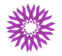 Gatuida 100 Pezzi Spille Nastro Resistente Allo Sbiadimento con Spilli Sicurezza Leggere e Comode per Sensibilizzazione su Violenza Domestica e Spille da Bavero per Beneficenza