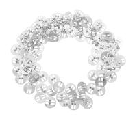 Gatuida 100 pezzi Supporti per Stoppini in Ferro per Candele Base Stabile per Centrare Stoppini Adatto Diverse Dimensioni e Forme di Candele Accessori Resistenti per decorazioni natalizie