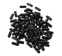 Gatuida 100 pezzi Tappi Terminali in Gomma per Cerchietti Capocorda Protettivi per Finitura Fasce Accessori DIY Sicuri e Flessibili