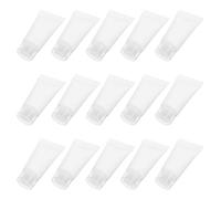 Gatuida 100 Tubetti Vuoti da Viaggio 5 Ml Tappo a Vite, Flaconi Ricaricabili in Plastica Opaca per Lozione, Balsamo Labbra e Dentifricio, Contenitori Compatti per Cosmetici da
