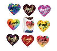 Gatuida 1000 pezzi Etichette Adesive Cuore per Decorazioni Regalo Feste Matrimonio Compleanno Natale Autoadesive Facili da Applicare per Buste Sacchetti Packaging