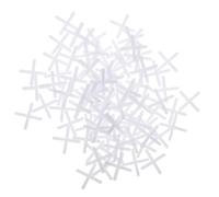 Gatuida 10000 Pezzi Distanziatore per Piastrelle a Croce, Livellatore per Piastrelle, Pe Bianco, Leggero, per Pavimenti e Pareti