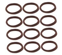 Gatuida 100pezzi Elastici Per Senza Cuciture Elastici Per Di Cavallo Fasce Per Anti-danni Colore Caffè Materiale Assorbente Del Sudore Pratico Per Donne e Ragazze