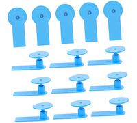 Gatuida 100pezzi Etichette Auricolari Per Bestiame in Tpu Durevoli Leggere e Resistenti Per Gestione Informazioni Animali Su Bovini Ovini e Caprini Senza Numeri Di Dimensioni Adatte e