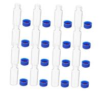 Gatuida 100pezzi Fiale Di Vetro Trasparente Piccole Con Coperchi Fiale Vuote Per Campionamento Bottiglie Di Vetro Senza Scala Barattoli Per Liquidi e Polveri