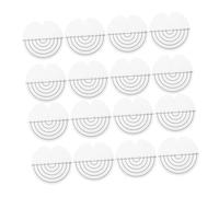 Gatuida 100pezzi Strumenti Per Extension Con Protezione Termica Distanziatore Rotondo e Scala Di Misurazione Per Applicazione Precisa Kit Di Accessori Per Styling e Fai Da Te