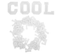 Gatuida 104 toppe termoadesive con lettere da 2", toppe ricamate con | Lettere da cucire per riparare abiti, zaini, cappelli, scarpe, borse, jeans, giacche.