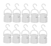 Gatuida 10pezzi Presina per Luce da Campeggio Adattatore per Portalampada Base per Lampadina con Gancio Integrato per Lampadine LED Emergenza Compatibile con Plafoniere e Tende