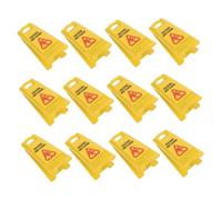 Gatuida 12 Far scorrere attentamente avvertimento scivoloso delle avvertimento realistico Miniature Fingta Play Floor Sign