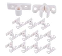 Gatuida 12 pezzi Chiavistelli Sfera per Porte Interne Fermaporte Tensione in Plastica per Armadietti e Mobili Chiusura Pratica e Sicura per Sportelli