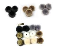 Gatuida 12 Pezzi Decorazioni Per Cappelli Per Cappelli Per Le Donne Berretto Fux Pelliccia Pon Pon Per Cappelli Pelliccia Finta Pelliccia Bianca Ciondolo a Cappello