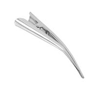 Gatuida 12 Pezzi Fermagli per Chioma a Becco d'Anatra Argento Mollette a Coccodrillo Antiscivolo per Styling Chioma Clip per Acconciature Professionali e Uso Personale