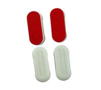 Gatuida 12 pezzi Paracolpi per Sedile Wc in Abs e Tpe con Adesivo Rinforzato Kit di Ricambio Antiurto per Copriwater Protezione Resistente e Facile da Installare per Uso Domestico