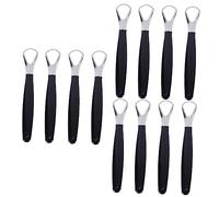 Gatuida 12 Pezzi Spazzola Per Rivestimento Lingua In Acciaio Inossidabile Pulizia Orale Raschietti Per Lingua Nera T Strumento Raschietto Per Lingua In Acciaio Inossidabile Strumenti Per