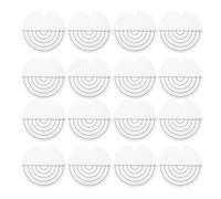 Gatuida 120 pezzi di protezioni per extension: protezioni termiche per colla per extension - distanziatore termico con scala per styling da salone