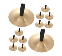 Gatuida 12pezzi Cembali Da Dito in Rame Di Cembali Portatili Strumenti Musicali Per Ragazzo Ragazza Adatti Per Danza Del Ventre Feste Educazione Musicale