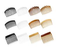 Gatuida 12pezzi Pettini Per Capelli Laterali Denti Pettini Francesi Fermagli Per Chignon Accessori Per Styling Adatti Donne e Ragazze Leggeri e Comodi Per Vari Look e Occasioni