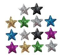 Gatuida 14 pezzi Toppe Termoadesive Stella con Paillettes da Patch Cucito per Abbigliamento Fai da Te Decorazioni Resistenti per Maglioni Jeans Borse e