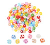 Gatuida 150 pezzi Bottoni in Resina Forma Calcio Colorati per Cucito e Decorazione Fai da Te Resistenti e Versatili per Camicie Maglioni e Accessori
