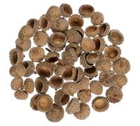 Gatuida 150 Pezzi Cappelli di Ghianda Naturali 1-2,5 Cm, Forniture Artigianali Rustiche per Decorazioni Tavola e Casa, Riempitivi Vasi Autunnali per Decorazioni Natalizie e Ringraziamento