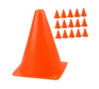 Gatuida 16 Pezzi Coni Allenamento Calcio in Plastica Resistenti Marcatori per Sport e Traffico Stradale Segnaletica per Esercizi Agilità e Percorsi Ostacoli per Calcio Pattinaggio e
