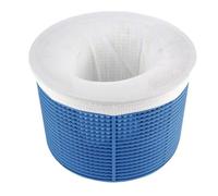 Gatuida 16 Pezzi Filtro Piscina Blu con Cestello e Sacchetti Filtranti Protezione Scarico e Raccolta Sporcizia per Pulizia Fondo Piscina e Vasca