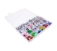 Gatuida 1680 Pezzi Occhi Finti Autoadesivi Mobili per Artigianato Occhi Colorati Varie Dimensioni con Movimento Giocoso per Progetti Creativi e Insegnamento Scolastico