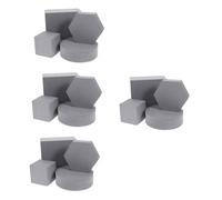 Gatuida 16pezzi Geometric Cube Photo Props Foam Versatile Photography Background for Jewelry Cosmetics More Compact Easy to Carry for Creative Product Displays