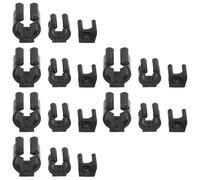 Gatuida 18 Clip Portacanne da Pesca e Supporto Stecche da Biliardo in Plastica, Morsetti da Parete per Organizzazione Sala Giochi e Stanza, Soluzione Salvaspazio e Sicura per