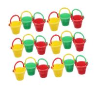 Gatuida 18 Pollici Micro paesaggistico di secchi di plastica mini accessori per la casa delle bambole mini secchielli di sabbia miniature per l'artigianato