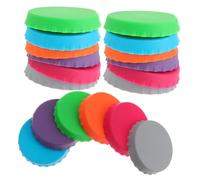 Gatuida 18 pollici Tappi in Silicone per Lattine di Bibite e Bevande Coperture Sigillanti Anti-polvere e Anti-perdita per Bottiglie per Mantenere Integrità e Pulizia Bevande