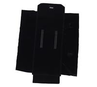 Gatuida 1pezzi Borsa Portaoggetti Nera in Velluto Per Gioielli e Orologi Rotolo Multifunzionale Leggero e Compatto Custodia Protettiva Per Bracciali Collane Design Retrò Elegante