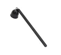 Gatuida 1pezzi Spegnicandele in Acciaio Resistente e Stura Stoppini Copertura per Candele Spegnicandele Nero Opaco