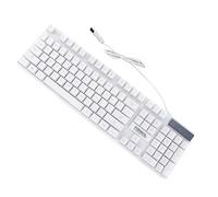 Gatuida 1pezzi Tastiera Gaming Usb Tastiera Elettronica Illuminata Per Ufficio e Gioco Design Pratico e Portatile Compatibile Con Computer e Laptop