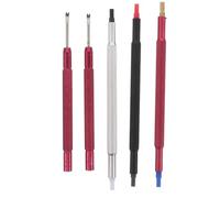 Gatuida 1Set di strumenti per la riparazione degli orologi: kit di presse per strumenti di impostazione per orologiai, pressori manuali, spingitori e rimuovitori per la manutenzione degli orologi da