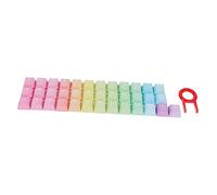 Gatuida 1set Keycaps Per Tastiera Meccanica Pbt Traslucidi Accessori Chic Per Personalizzazione Tastiera Design Unico e Resistente Per Giocatori e Uso Quotidiano