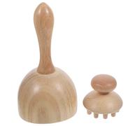 Gatuida 1set Massaggiatore Manuale Legno Per Corpo e Muscoli Pratico Per Massaggi Strumento Per Rilassamento e Sollievo Muscolare Design Unico e Facile Da Usare Per Viaggi e Relax Casa