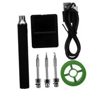 Gatuida 1set Saldatore Portatile Senza Fili Usb Kit Professionale Per Saldatura Con Punte Intercambiabili Design Ergonomico e Leggero Per Applicazioni Fai Da Te e Riparazioni Efficaci