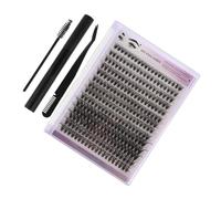 Gatuida 1Sets Kit Estensioni Te con Adesivo per Fibre Sintetiche Volumizzanti Rimozione e Portatile Include Strumenti per Applicazione