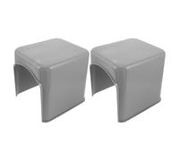 Gatuida 2 coperture protettive per motore di pompa dell'acqua per uso | Copertura per pompa da piscina per motori inferiori a 1,5 kW, protezione per piscine fuori terra, involucro per pompa da