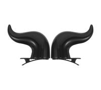 Gatuida 2 fermagli per capelli a forma di corna da diavolo per Halloween, | Copricapo con piccole corna, con clip, per prevenire danni ai capelli, ideale per cosplay, travestimenti, feste, festival,